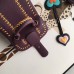 Delvaux Prune Brillant Mini Tribal Stitch Bag