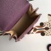 Delvaux Prune Brillant Mini Tribal Stitch Bag