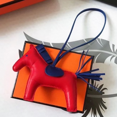 Hermès Hermès Rodeo MM Lambskin Horse Bag Charm-Brick Red (Wallets and  Small Leather Goods)