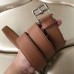 Hermes Etriviere 40 Belt In Brown Epsom Leather