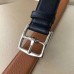 Hermes Etriviere 40 Belt In Black Epsom Leather