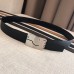 Hermes Black A Cheval Belt Buckle 32 MM Reversible Leather
