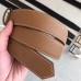 Hermes Brown Licol 40 MM Reversible Leather Belt