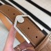 Hermes Brown Licol 40 MM Reversible Leather Belt