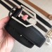 Hermes Black Licol 40 MM Reversible Leather Belt