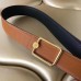 Hermes Oscar Buckle 40 MM Belt Brown Reversible Leather