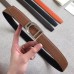 Hermes Etrier Buckle Belt &amp; Brown Clemence 32 MM Strap