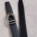 Hermes Etrier Buckle Belt &amp; Black Clemence 32 MM Strap