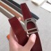 Hermes Etrier Buckle Belt &amp; Orange Clemence 32 MM Strap