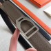 Hermes Etrier Buckle Belt &amp; Taupe Clemence 32 MM Strap