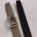 Hermes Etrier Buckle Belt &amp; Taupe Clemence 32 MM Strap