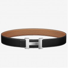 Hermes Constance Belt Buckle &amp; Brown Clemence 38 MM Strap