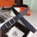 Hermes Officier Belt Buckle &amp; Navy 38MM Strap