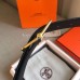 Hermes Brown Saddle 38MM Reversible Belt