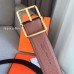 Hermes Brown Saddle 38MM Reversible Belt