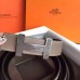 Hermes Grey Clemence Kits Belt 32mm Quizz H Buckle