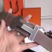 Hermes Grey Clemence Kits Belt 32mm Quizz H Buckle