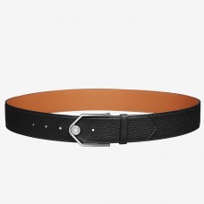 Hermes Black Licol 40 MM Reversible Leather Belt Hermes Black Licol 40 MM Reversible Leather Belt