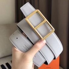 Hermes Officier Belt Buckle & White 38MM Strap Hermes Officier Belt Buckle & White 38MM Strap