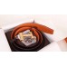 Hermes H Belt Buckle &amp; Orange 32mm Clemence Strap