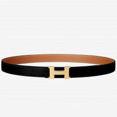 Hermes Mini Constance Belt Buckle &amp; Brown Epsom 24 MM Strap