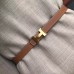 Hermes Mini Constance Belt Buckle &amp; Brown Epsom 24 MM Strap