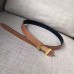 Hermes Mini Constance Belt Buckle &amp; Brown Epsom 24 MM Strap