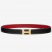 Hermes Mini Constance Belt Buckle &amp; Red Epsom 24 MM Strap