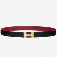 Hermes Mini Constance Belt Buckle &amp; Ruby Epsom 24 MM Strap