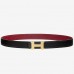 Hermes Mini Constance Belt Buckle &amp; Ruby Epsom 24 MM Strap