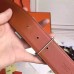 Hermes Grey Epsom Kits Belt Constance Buckle