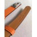 Hermes Orange Epsom Kelly Belt With Palladium Hardware