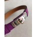 Hermes Cyclamen Epsom Kelly Belt With Palladium Hardware