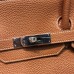 HERMES BIRKIN 40 CAMEL IN ORIGINAL TOGO LEATHER WITH SILVER HARDWARE