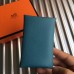 Hermes Blue Jean Epsom Calvi Card Holder