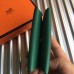 Hermes Green Epsom Calvi Card Holder