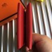 Hermes Red Epsom Calvi Card Holder