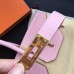 Hermes Pink Clemence Birkin 30cm Handmade Bag