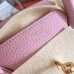 Hermes Pink Clemence Birkin 30cm Handmade Bag