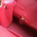 Hermes Red Clemence Birkin 30cm Handmade Bag