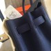 Hermes Sapphire Clemence Birkin 30cm Handmade Bag