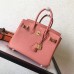 Hermes Crevette Clemence Birkin 25cm Handmade Bag
