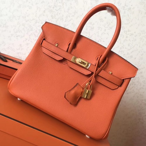 HERMÈS Birkin 25 Orange Lizard handbag – Pepa Lamarca