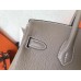 Hermes Tourterelle Clemence Birkin 25cm Handmade Bag