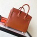 Hermes Gold Swift Birkin 25cm Handmade Bag