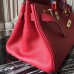 Hermes Red JPG Birkin 42cm Shoulder Bag