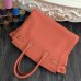 Hermes Birkin 30cm 35cm Bag In Crevette Clemence Leather