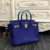 Hermes Birkin 30cm 35cm Bag In Electric Blue Clemence Leather