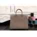 Hermes Birkin 30cm 35cm Bag In Etoupe Clemence Leather