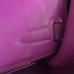 Hermes Birkin 30cm 35cm Bag In Purple Clemence Leather